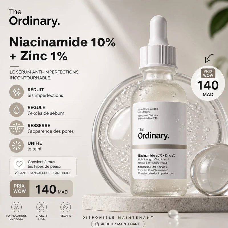 Niacinamide 10% + Zinc 1% Clarifying Serum